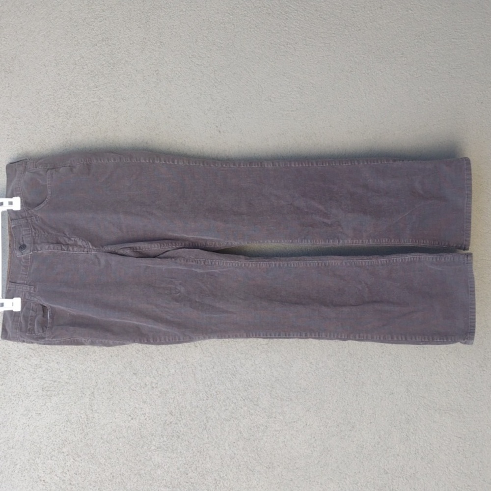 Old Navy Gray Stretch Corduroy Mid-rise Bootcut Pants Women's 8